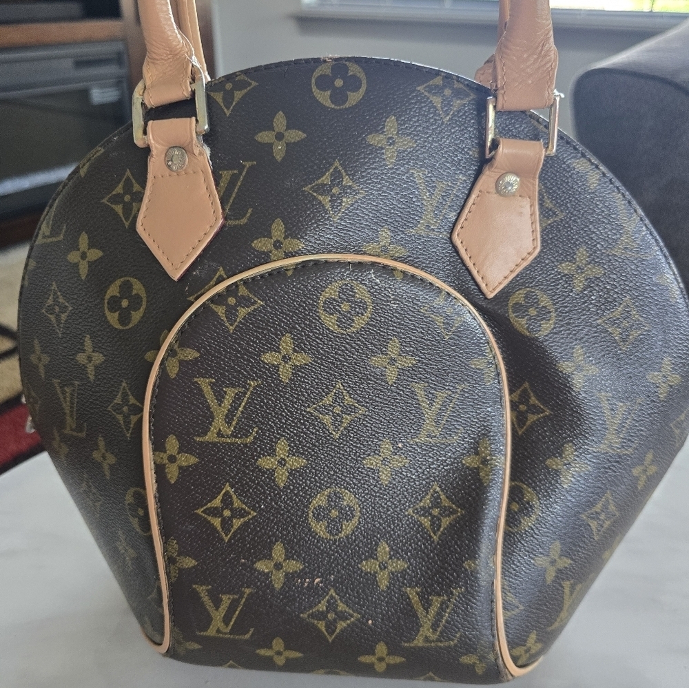 $2700 Louis Vuitton Women Ellipse PM Bucket Handbag Brown Monogram - Picture 9 of 16